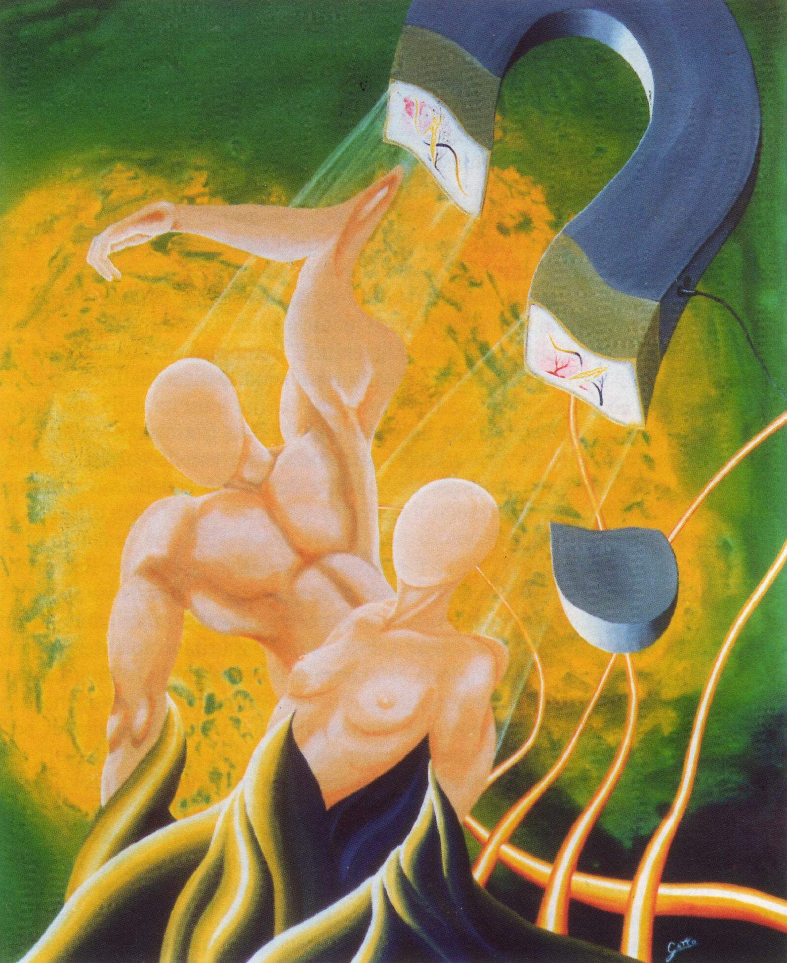 "Il Quarto Potere" 100x120 cm, Acrilico su tela